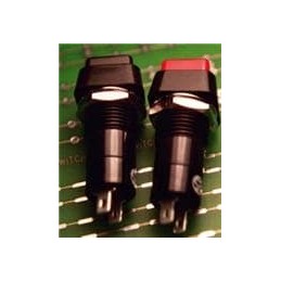 1 pcs : PS1023ABLK - Pushbutton Switches 3A 125VAC Off-(On) Black