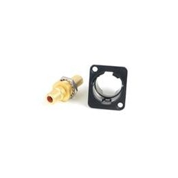 1 pcs : BPJJ02AUX - RCA Phono Connectors BLKHD RCA JCK TO JCK