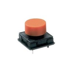 1 pcs : 1241.1052 - Pushbutton Switches MTG1/2 SWITCH MOMTY SILVER