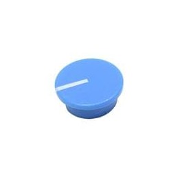 1 pcs : 450-CP193 - Knobs & Dials BLUE CAP 12.3mm