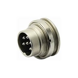 1 pcs : T 3637 150 - Circular DIN Connectors REAR MOU M RECPTL 12C