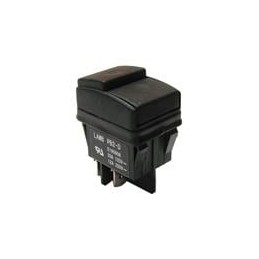 1 pcs : PB2L42D1100 - Pushbutton Switches 12A 250VAC Off-On 2P Blk Safty Lock 6.3m