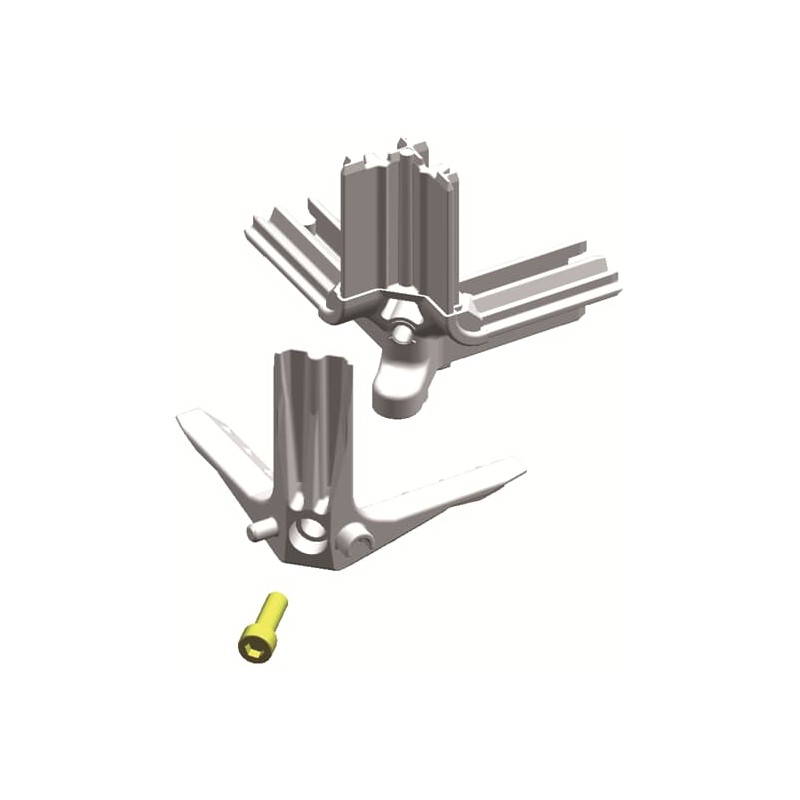 1 pcs - ABB Metal Corner Profile for Use with Cabinets TriLine