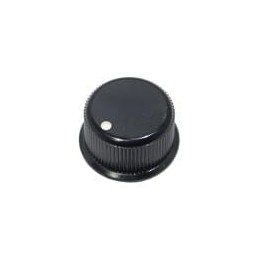 1 pcs : PN-23/6.4 - Knobs & Dials Black Knob Black .70D X .38H