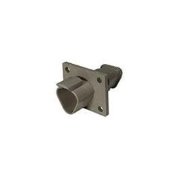 1 pcs : DT04-3P-LE08 - Automotive Connectors DT 3WAY RECEPTACLE FLANGE MOUNT