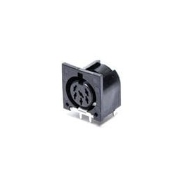 1 pcs : 9-211509-0 - Circular DIN Connectors 6 RCPT GRD CLIP LEAD