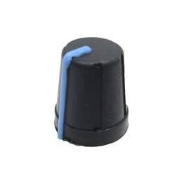 1 pcs : 450-4763 - Knobs & Dials SOFT TCH D SH BK/BL