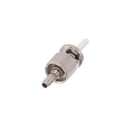 1 pcs : F709024000 - Fibre Optic Connectors ST plug MM128um for cable 0,9 to 3mm (universal)