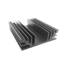 1 pcs - Heatsink, Universal Rectangular Alu, 1.9°C/W, 75 x 88 x 25mm