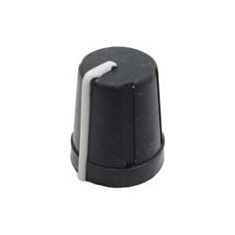 1 pcs : 450-4745 - Knobs & Dials SOFT TCH SH BK/GY