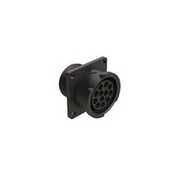 1 pcs : FLS014N12S03 - Standard Circular Connector 12 POS SQUARE FLANGE RECEPT