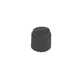 1 pcs : 11K5029-KCNB - Knobs & Dials .25' dia Nylon Black KnobStyle 5029
