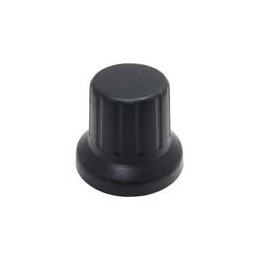 1 pcs : 450-BA600 - Knobs & Dials BLK 16mm D-SHAFT