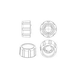 1 pcs : 607703 - Knobs & Dials Knob Outer Blk 60C 7 in stripped Cable