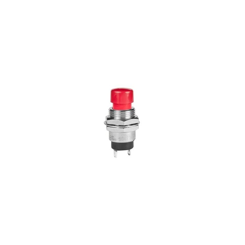 1 pcs : SB4011NOHC-2C - Pushbutton Switches SPST OFF-(ON) NO 3A RED CAP