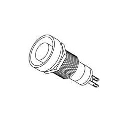 1 pcs : 107-1261R - Pushbutton Switches OFF-ON RED BTN PB