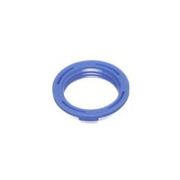 1 pcs : PKG.220.UA - Circular Push Pull Connectors FRONT NUT BLUE