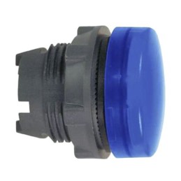 1 pcs - Schneider Electric Blue Pilot Light Head, 22mm Cutout Harmony XB5 Series