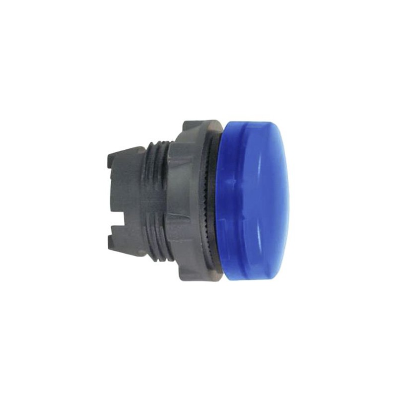 1 pcs - Schneider Electric Blue Pilot Light Head, 22mm Cutout Harmony XB5 Series