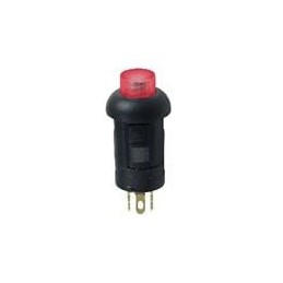 1 pcs : PS001-N11NAWURUG - Pushbutton Switches PUSH SW SPST OFF(ON) ULT RED/ULT BLUE LE