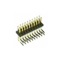 1 pcs : M50-3901042 - Headers & Wire Housings 10+10 DIL PIN HDR HORIZ Au/Sn