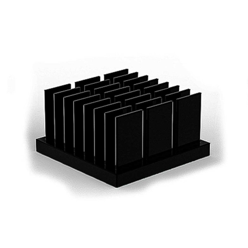 1 pcs - Heatsink, Universal Square Alu, 19 x 19 x 10mm