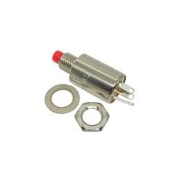 1 pcs : 923D - Pushbutton Switches REAR PNL MNT 0.250 RED PUSHBUTTON
