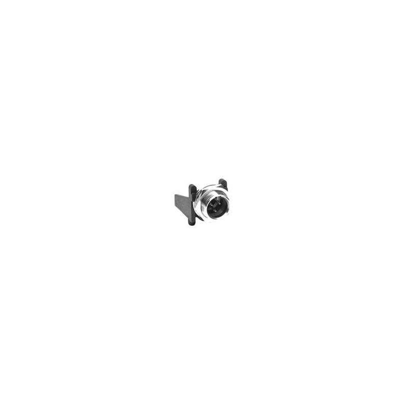 1 pcs : AG4MCC - XLR Connectors 4 Pole Mini XLR Chassis Mount G Type Male Machined Contacts Nickel Finish