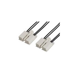 1 pcs : 216330-1041 - Rectangular Cable Assemblies Edge lock R-R 4ckt 100mm Sn
