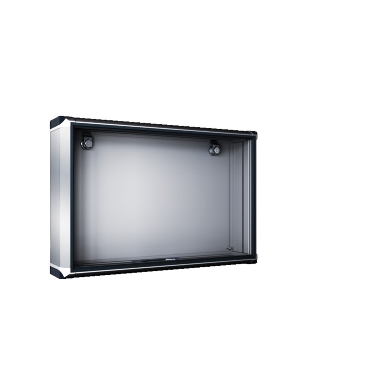 1 pcs - Rittal CP Series RAL 7024 Aluminium Command Panel, 400mm H, 520mm W, for Use with CP Series