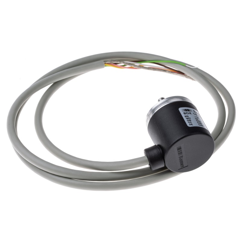 1 pcs - Baumer BDK Series Optical Incremental Encoder, 360 ppr, HTL/Push Pull Signal, Solid Type, 5mm Shaft