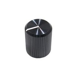 1 pcs : 450-KB101 - Knobs & Dials 10mm BLK 3.2 SHAFT