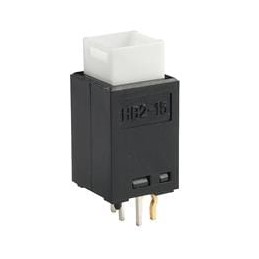 1 pcs : HB215SKG03CE - Pushbutton Switches OFF(ON) RED/YLLW LED SWTCH BODY ONLY .4VA