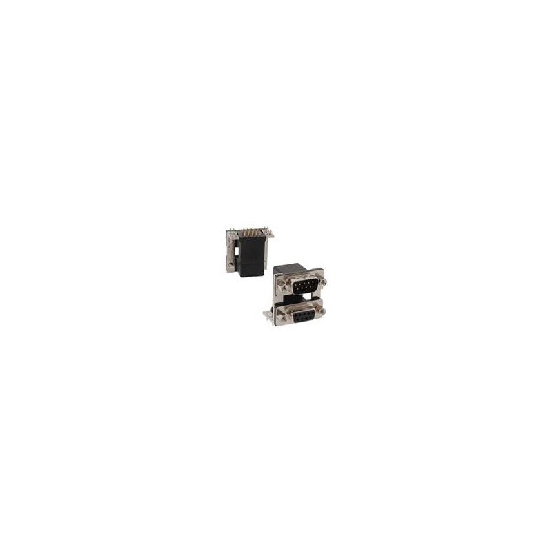 1 pcs : 178-009-413R691 - D-Sub Dualport Connectors RA 9POS ML/FEM 5A