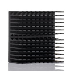 1 pcs - Heatsink, High Powered semiconductor Devices, Optoelectronic Devices, 8.2K/W, 40 x 40 x 18mm, Adhesive Foil