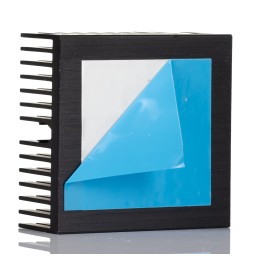 1 pcs - Heatsink, High Powered semiconductor Devices, Optoelectronic Devices, 8.2K/W, 40 x 40 x 18mm, Adhesive Foil