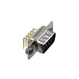 1 pcs : 773-E09-113R001 - D-Sub Standard Connectors IP67 9P MALE CONN R/A .283' FP