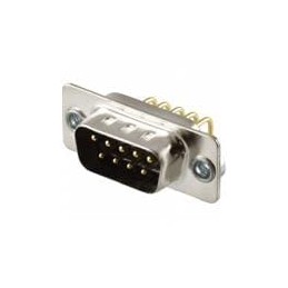 1 pcs : 774-E09-113R001 - D-Sub Standard Connectors IP67 9P MALE CONN R/A .370' FP