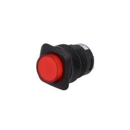 1 pcs : R13-508AL-05-BRR-L3 - Pushbutton Switches OFF-(ON) ILLUM RED