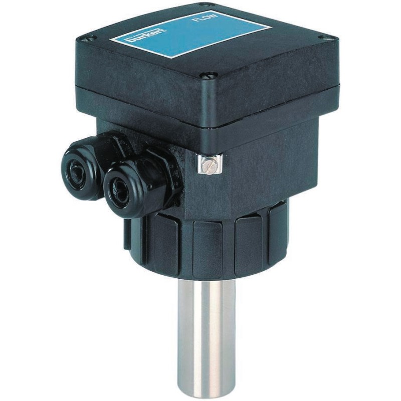 1 pcs - Burkert Flow Controller, Analogue, Frequency, Relay Output, 18 - 36 V dc, DN 6 - 400 mm Pipe