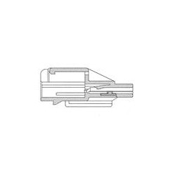 1 pcs : 7282656140 - Automotive Connectors CONN 6P 025 LT GRY