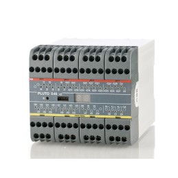 1 pcs - ABB Pluto S46 v2 Series Safety Controller, 24 Safety Inputs, 16 Safety Outputs, 24 V dc