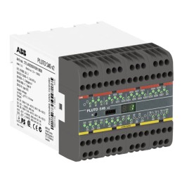 1 pcs - ABB Pluto S46 v2 Series Safety Controller, 24 Safety Inputs, 16 Safety Outputs, 24 V dc