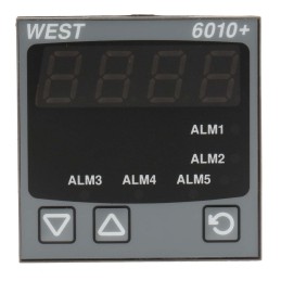 1 pcs - West Instruments 6010 LED Digital Panel Multi-Function Meter for RTD, Thermocouples, 45mm x 45mm