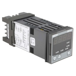 1 pcs - West Instruments 6010 LED Digital Panel Multi-Function Meter for RTD, Thermocouples, 45mm x 45mm