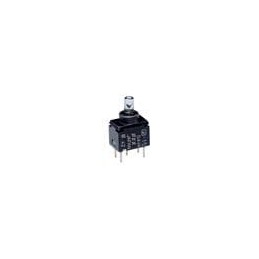 1 pcs : GB15JPF - Pushbutton Switches SPDT ON-(ON) 0.4VA GRN STRAIGHT PC