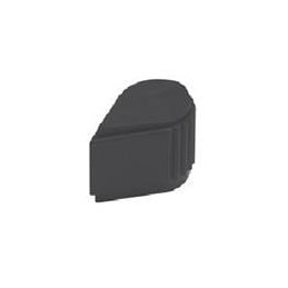 1 pcs : 11K5028-JMNB - Knobs & Dials .125' dia Nylon Blck KnobStyle 5028