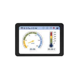 1 pcs - Red Lion PM-50 Color TFT-LCD 4.3' Touchscreen Digital Panel Multi-Function Meter for Analog Signal, 45mm x 96mm