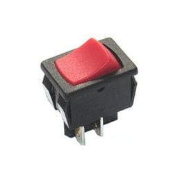 1 pcs : GRS-4011-0040 - Rocker Switches SPST MINI RED ON-OFF