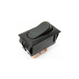 1 pcs : GRS-2012-2400 - Rocker Switches SPDT 16A MATTE BLK